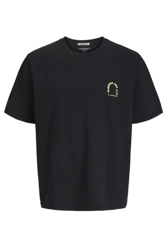 JORALMERIA WORLD TEE SS CREW NECK 12276785 BLACK